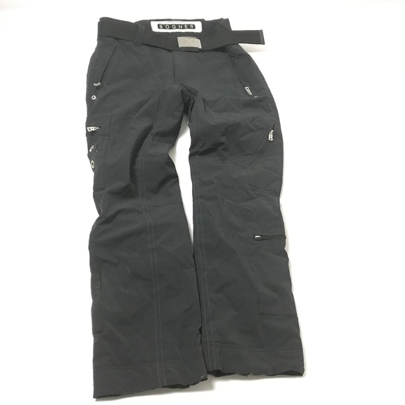 Bogner Women Ski Pants with Pockets Flat Front 34